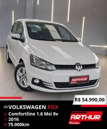 VOLKSWAGEN FOX 1.6 MSI COMFORTLINE 8V FLEX 4P MANUAL